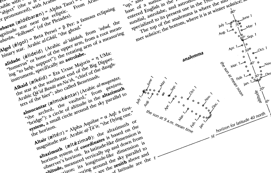Albedo to Zodiac excerpt