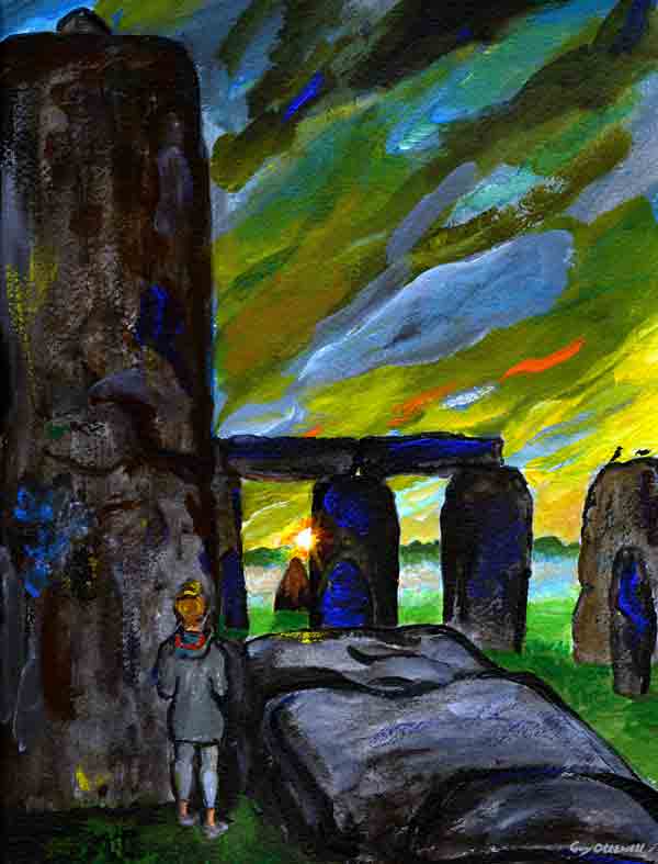 Midsummer sunrise at Stonehenge